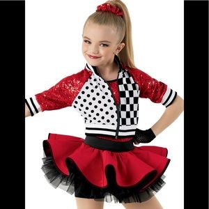 Girls Race Dance Pageant Outfit / Weissman “Ride”